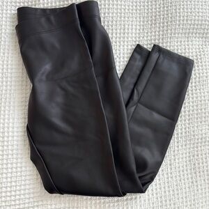 Express Black Faux Leather Pants